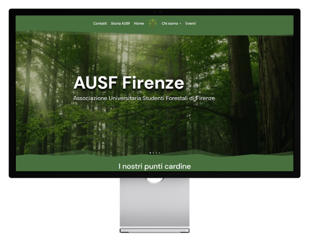 Sito Ausf Firenze su pc sito ausf responsive in modalità pc